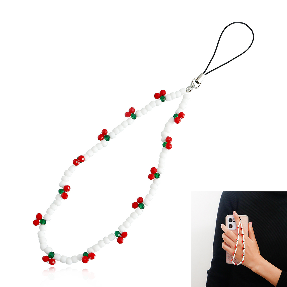 Fashion Women Picture - Trendy Pearl Phone Chains For Women