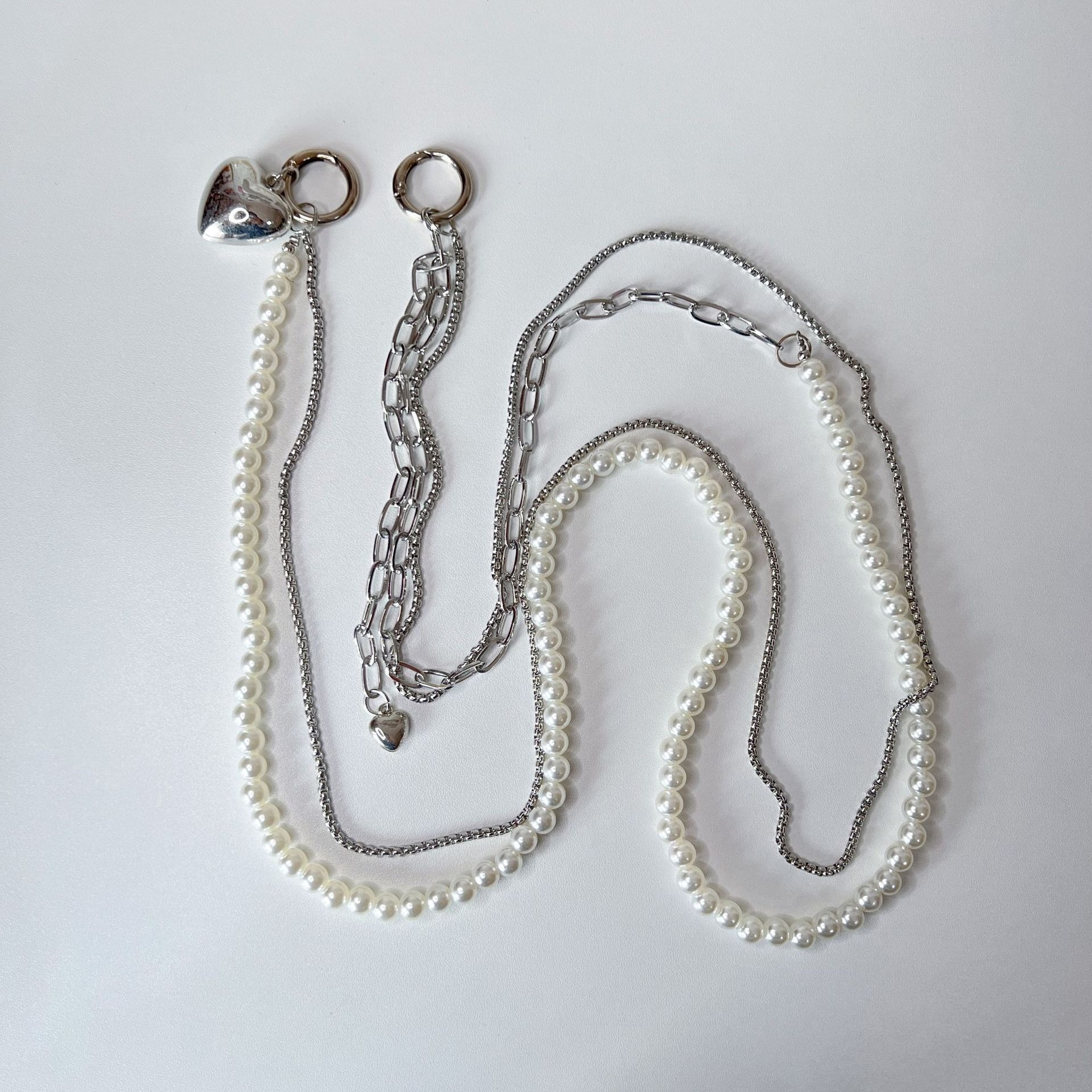 Fashion Women Picture - Long Pearl Phone Lanyard Handmade Bead