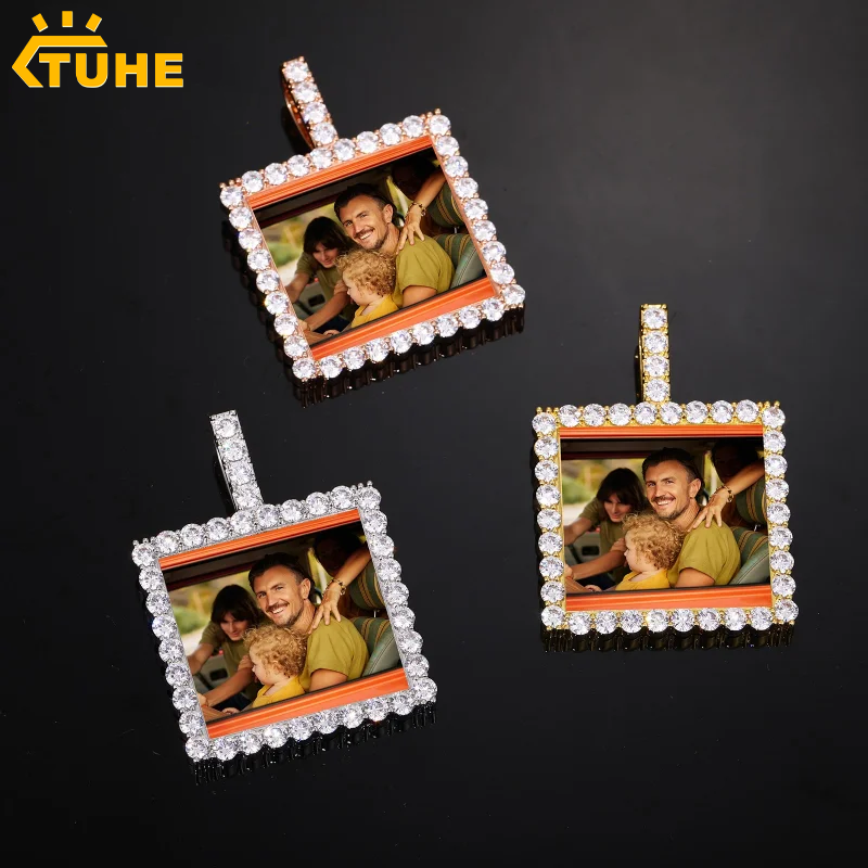 Fashion Women Picture - Customized Necklaces Circle Chain Picture Personalized