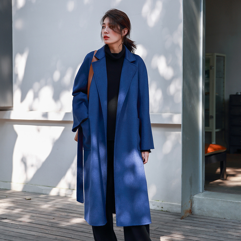 Women'S Fashion Middle Ages - Allingentle Women's Long Coat Flat Collar