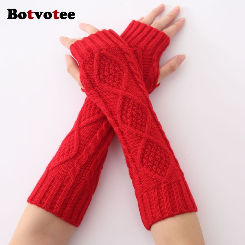 Women Fashion Gloves - Botvotee Sleeves for Women Arm Warmers