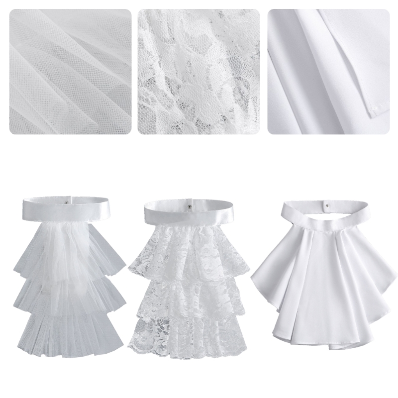 Women'S Fashion Victorian - Elegant Victorian Costume Collar Ruffled Lace