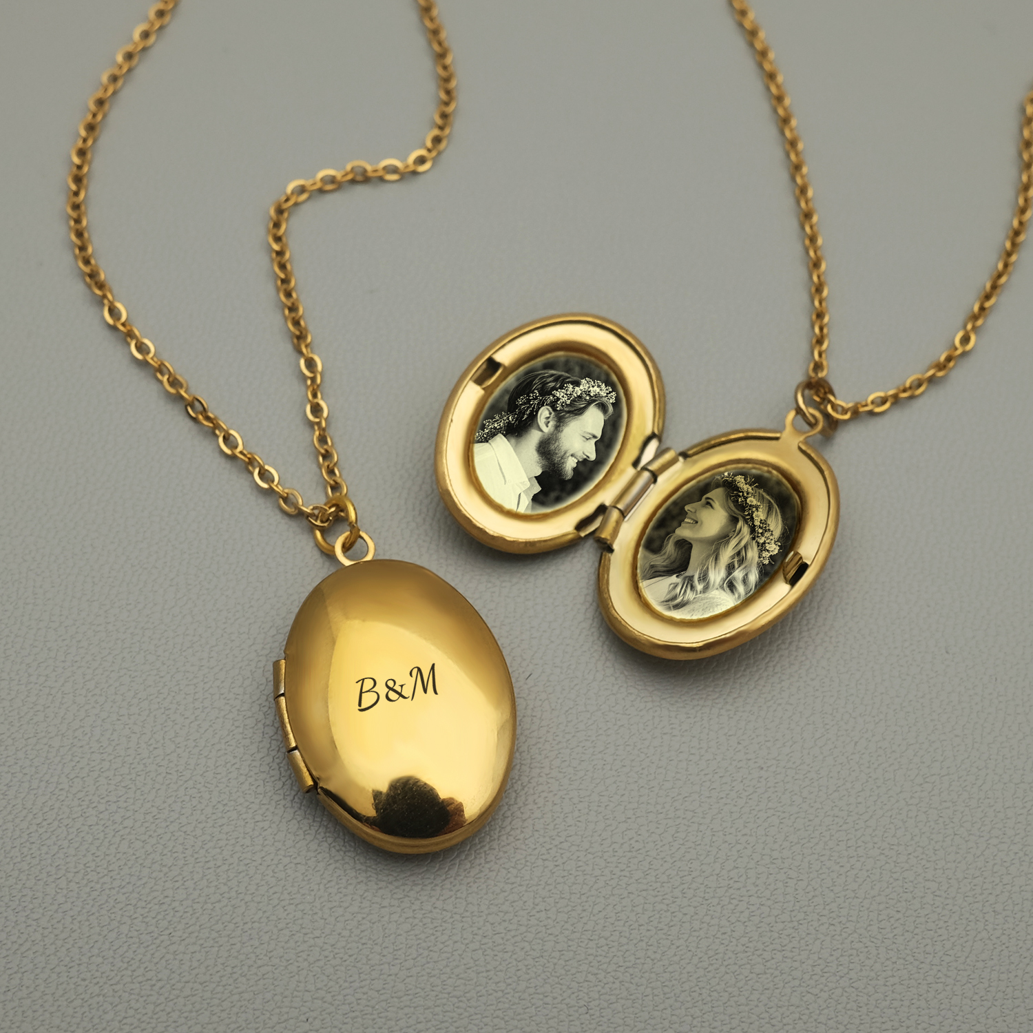 Personalized Locket Necklace C - Fashion Women Picture incelemesi ve fiyatı