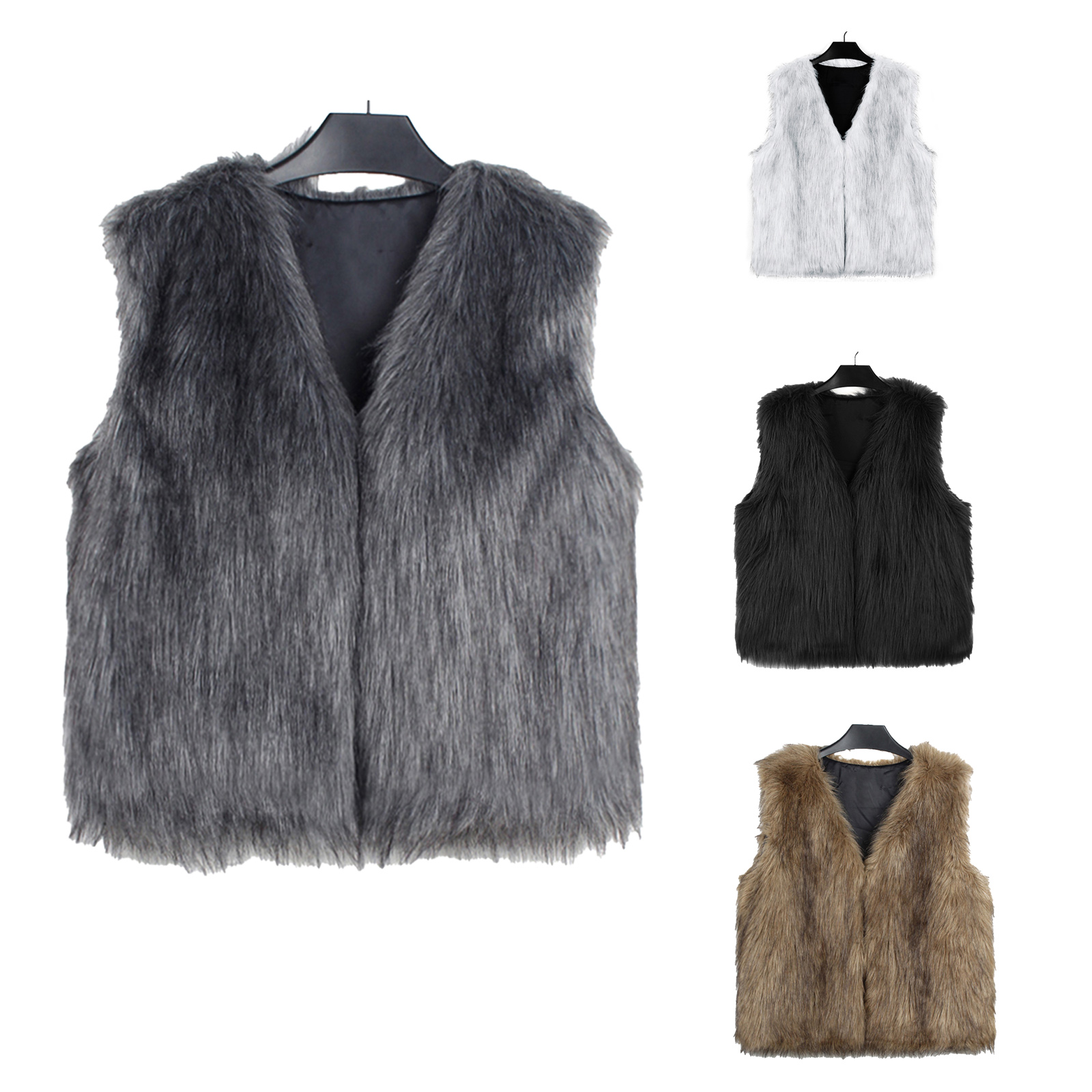 Women Gilet Fashion Solid Colo - Women'S Fashion Gilet incelemesi ve fiyatı