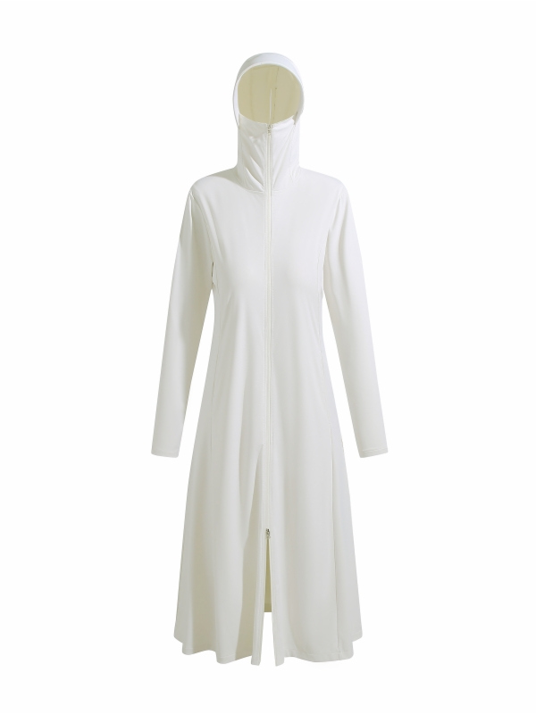 Long Lightweight Loose Ice Sil - Women'S Fashion Long Coat incelemesi ve fiyatı