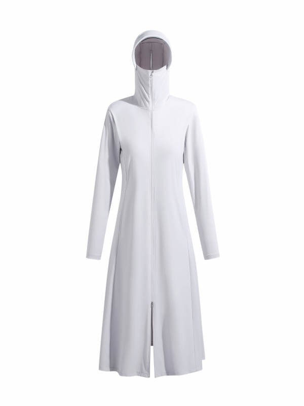 Long Lightweight Loose Ice Sil - Women'S Fashion Long Coat incelemesi ve fiyatı
