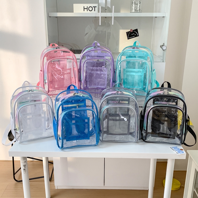 PVC Transparent Zipper Large C - Women'S Fashion Backpack incelemesi ve fiyatı