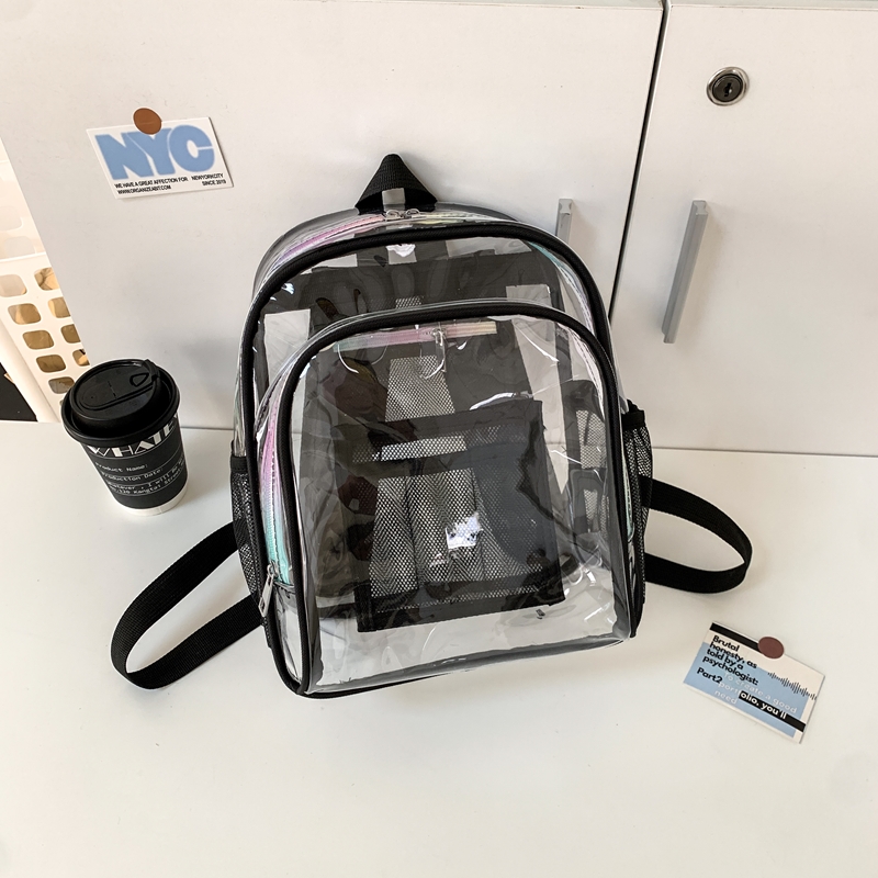 PVC Transparent Zipper Large C - Women'S Fashion Backpack incelemesi ve fiyatı