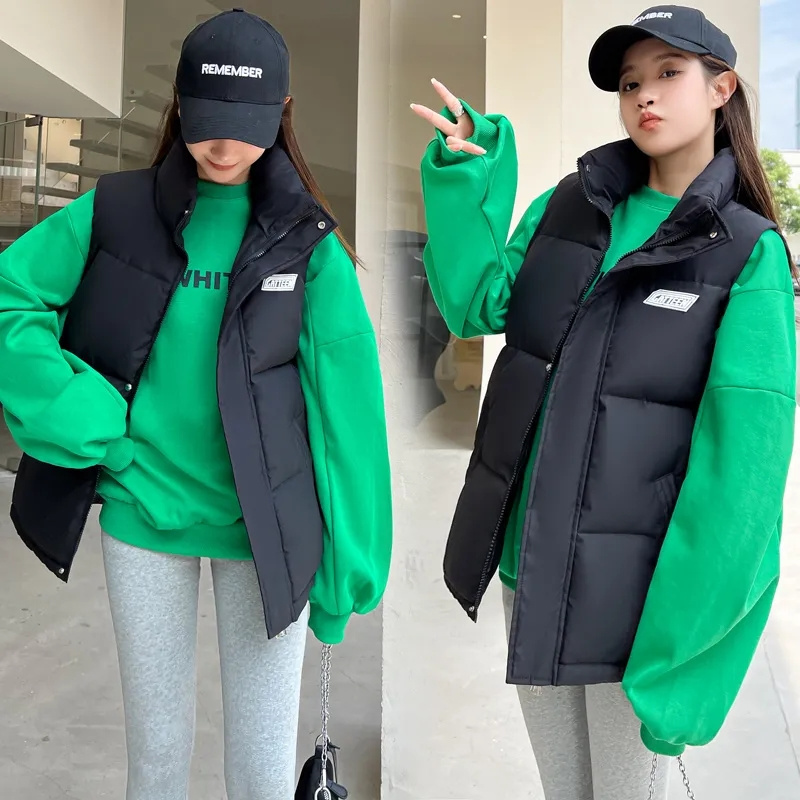 Fall Winter Warm Cropped Vest  - Puffer Vest Fashion Women incelemesi ve fiyatı