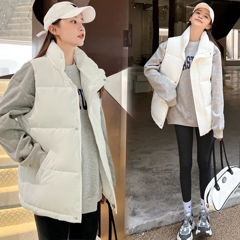 Fall Winter Warm Cropped Vest  - Puffer Vest Fashion Women incelemesi ve fiyatı