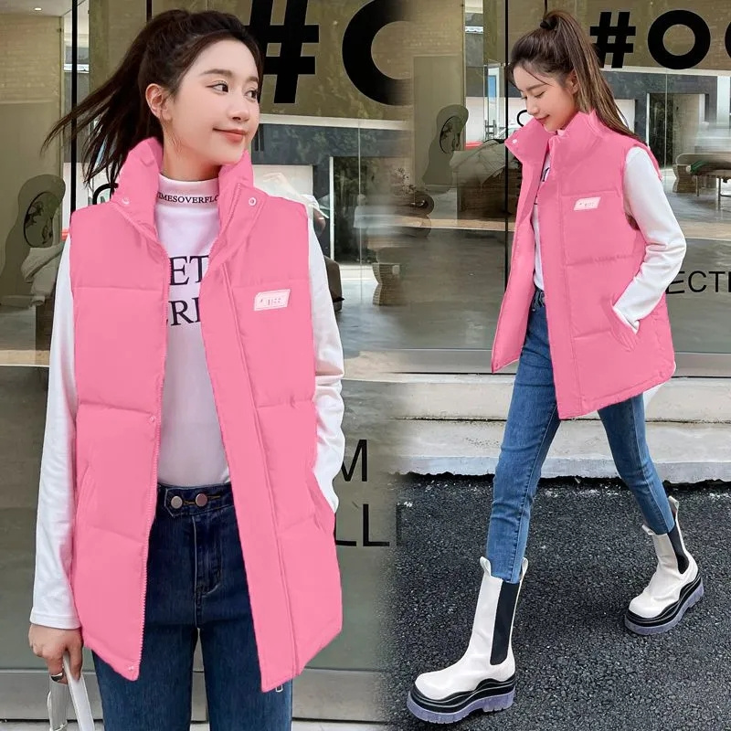 Fall Winter Warm Cropped Vest  - Puffer Vest Fashion Women incelemesi ve fiyatı