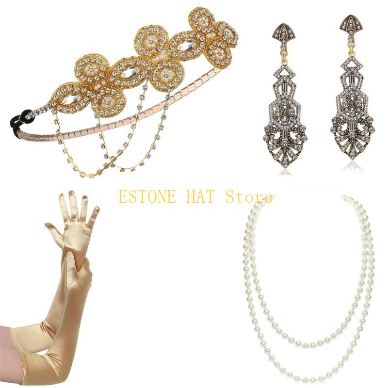 49MF Vintage Flapper Costume S - Women Fashion Gloves incelemesi ve fiyatı