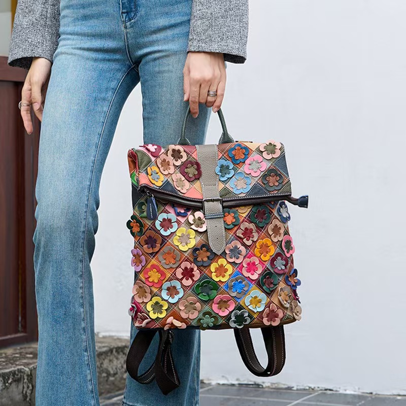 Vintage Women Genuine Leather  - Women'S Fashion Backpack incelemesi ve fiyatı