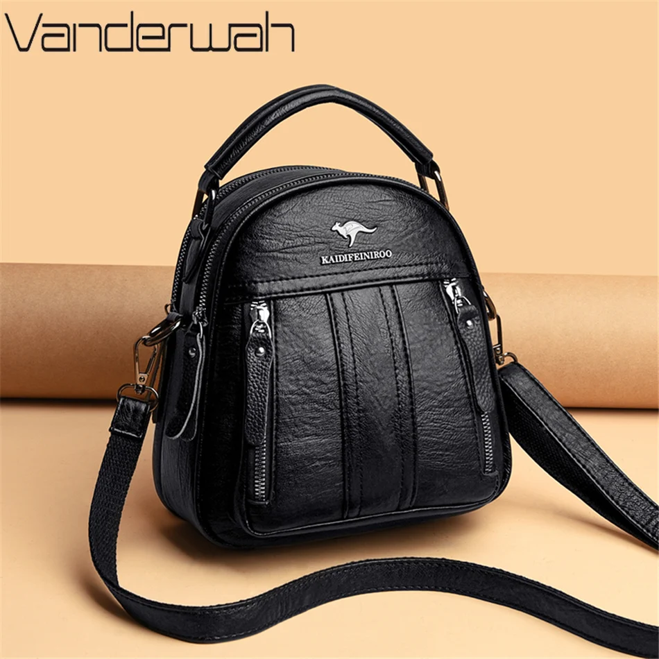 4 In 1 Leather Backpacks Multi - Women'S Fashion Backpack incelemesi ve fiyatı