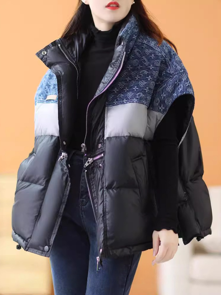 Fashion Retro Down Jacket Vest - Puffer Vest Fashion Women incelemesi ve fiyatı