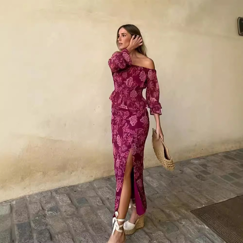 Women's Fashion Printed Off-Sh - Fashion Women Picture incelemesi ve fiyatı