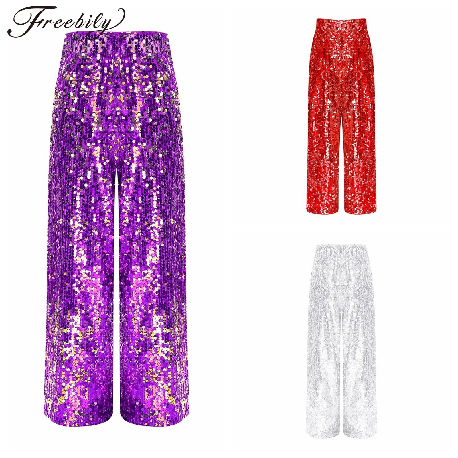 Girls Streetwear Sequins Jazz  - Women'S Fashion Trousers incelemesi ve fiyatı