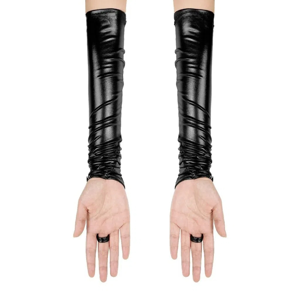 Fingerless Design Women Latex  - Women Fashion Gloves incelemesi ve fiyatı