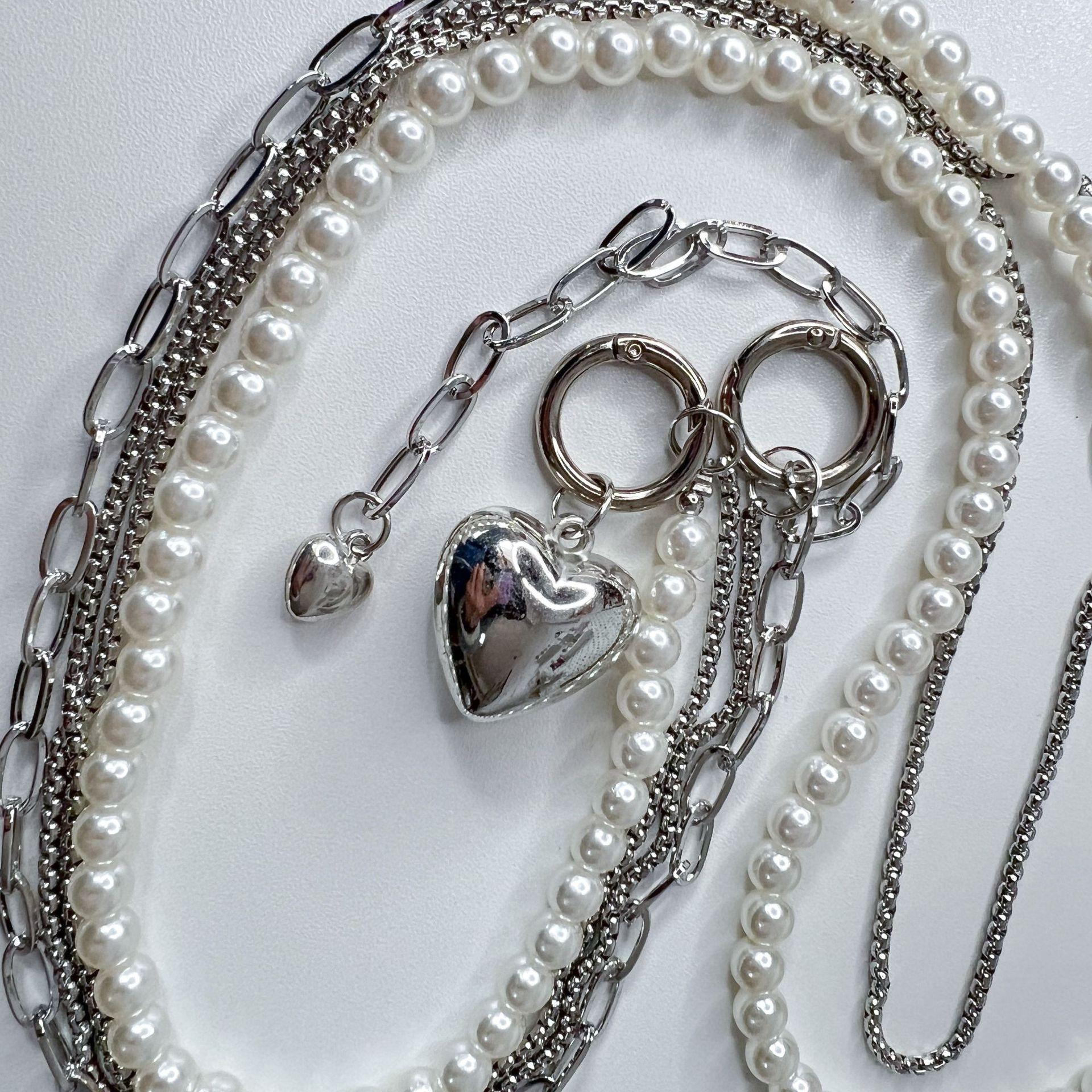 Long Pearl Phone Lanyard Handm - Fashion Women Picture incelemesi ve fiyatı