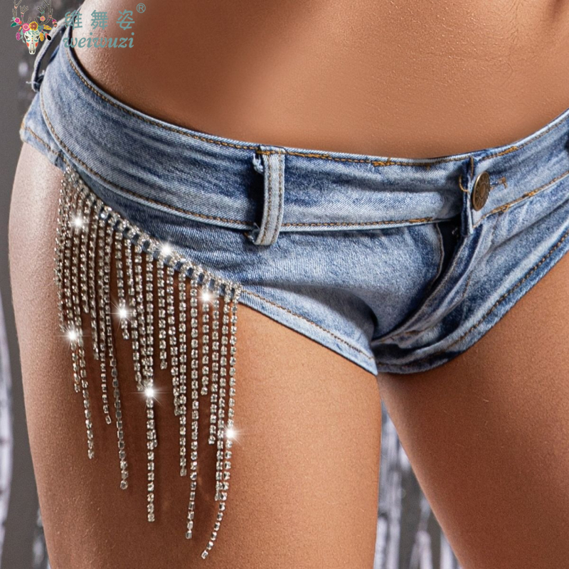 Uxury Diamond Tassel Women Min - Women'S Fashion Trousers incelemesi ve fiyatı