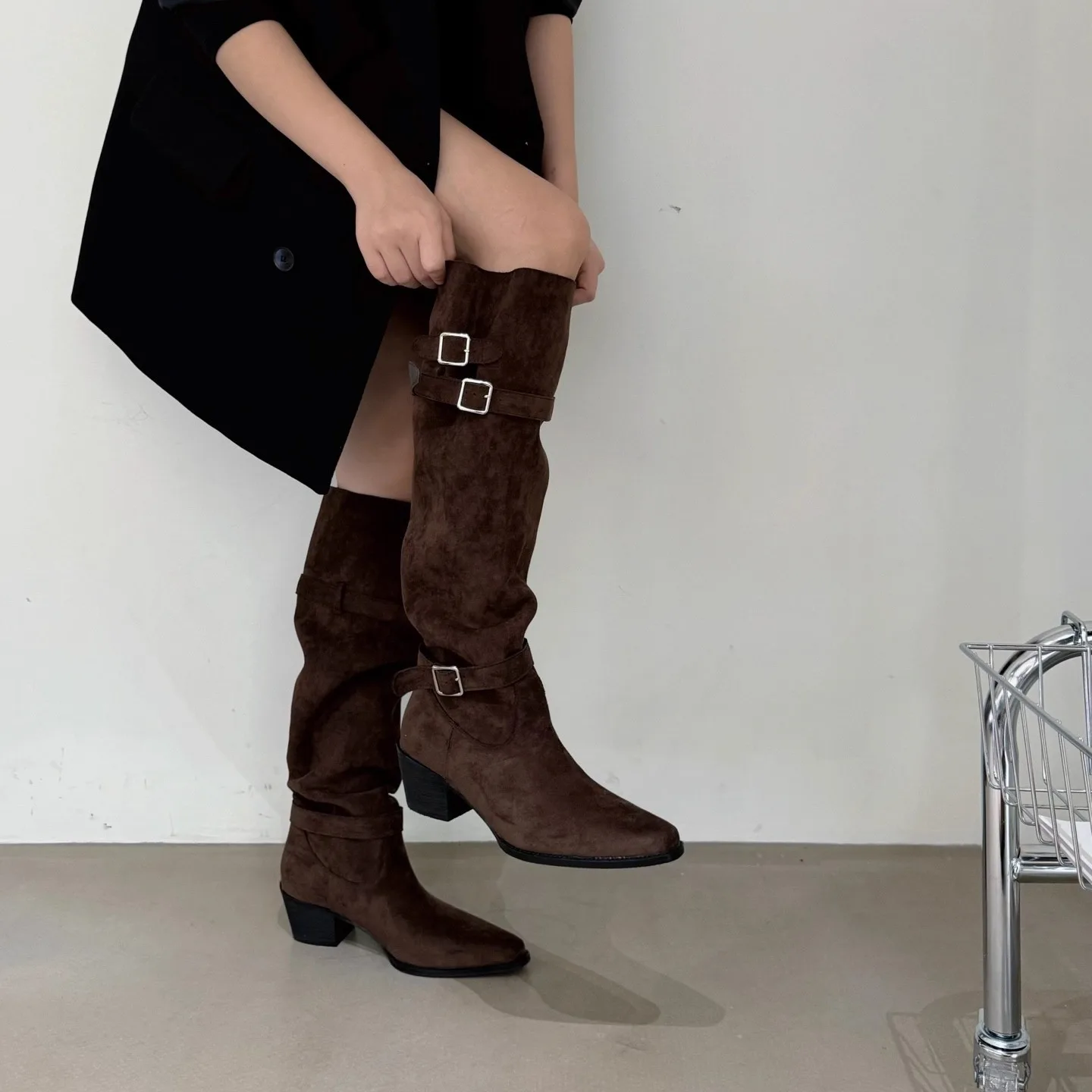 Vintage Suede Women Trouser Le - Women'S Fashion Trousers incelemesi ve fiyatı