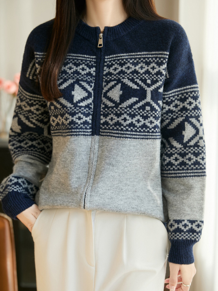 Vintage Jacquard Korean Fashio - Women'S Fashion Gilet incelemesi ve fiyatı