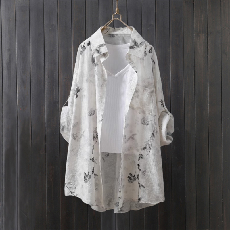Tencel shirt women's thin coat - Women'S Fashion Long Coat incelemesi ve fiyatı