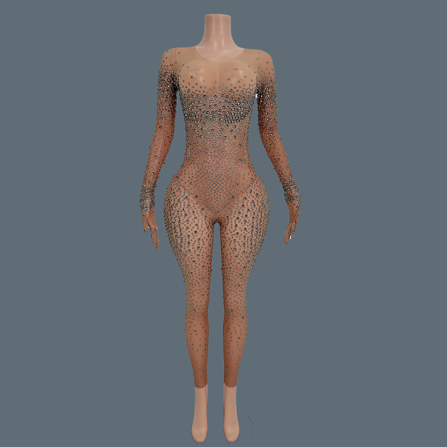 Sexy Stage Costume Full Rhines - Women Fashion Gloves incelemesi ve fiyatı
