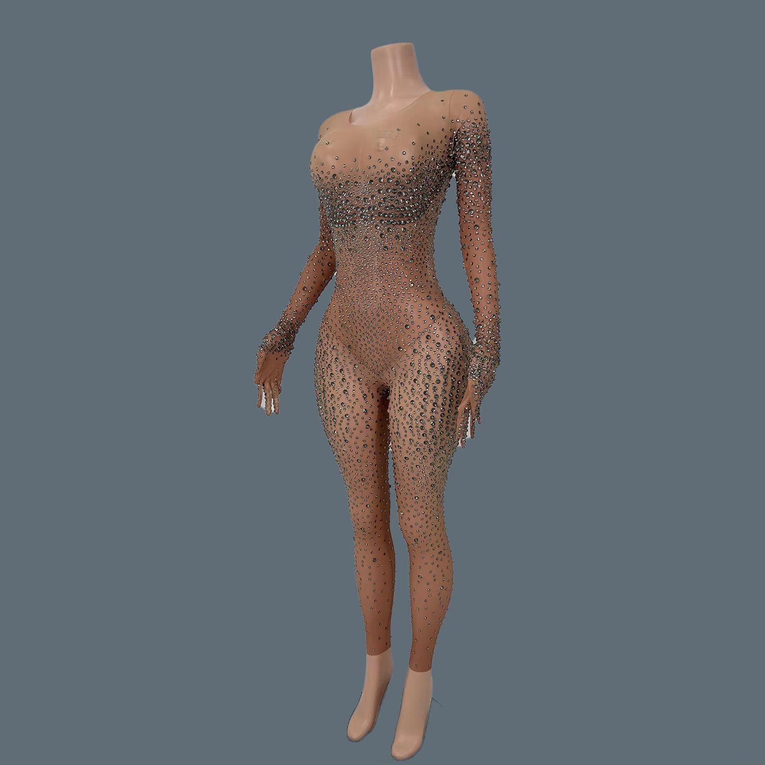 Sexy Stage Costume Full Rhines - Women Fashion Gloves incelemesi ve fiyatı