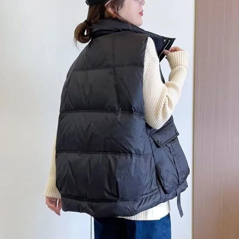 Autumn Winter Lady Fashion Puf - Puffer Vest Fashion Women incelemesi ve fiyatı
