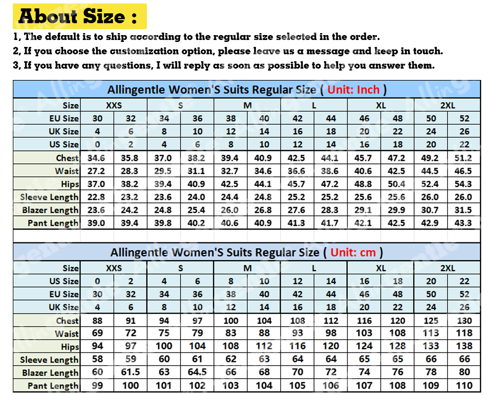 Allingentle Women Pantsuit 2 P - Women'S Fashion Middle Ages incelemesi ve fiyatı
