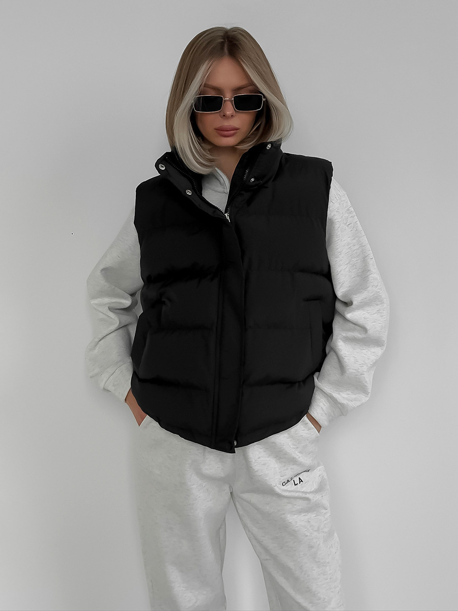 Women's Autumn Winter Sleevele - Puffer Vest Fashion Women incelemesi ve fiyatı