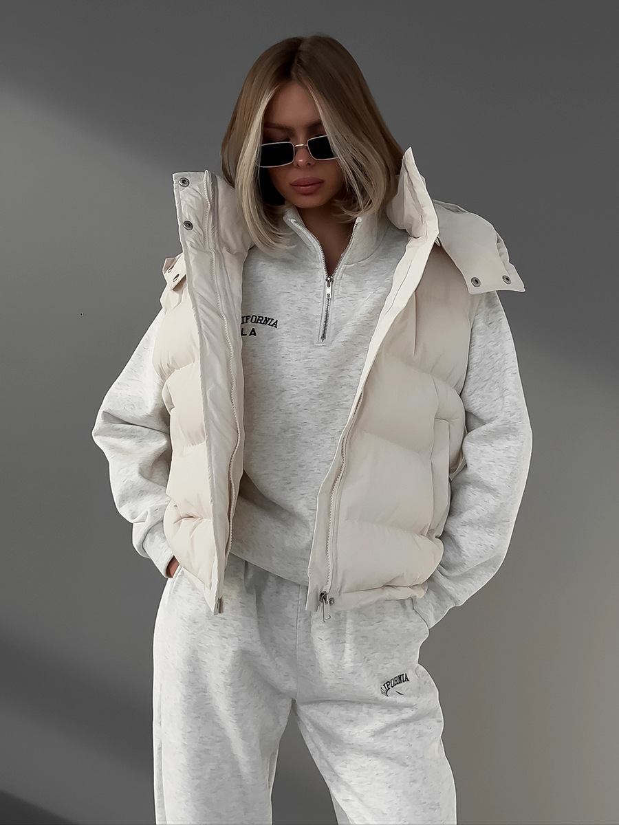 Women's Autumn Winter Sleevele - Puffer Vest Fashion Women incelemesi ve fiyatı