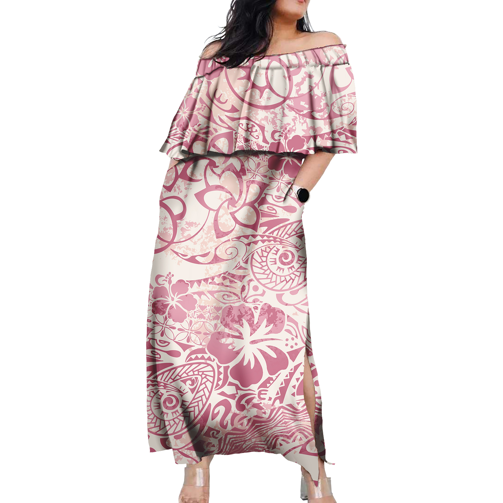 Hawaiian Floral Design Women D - Women'S Fashion Middle Ages incelemesi ve fiyatı
