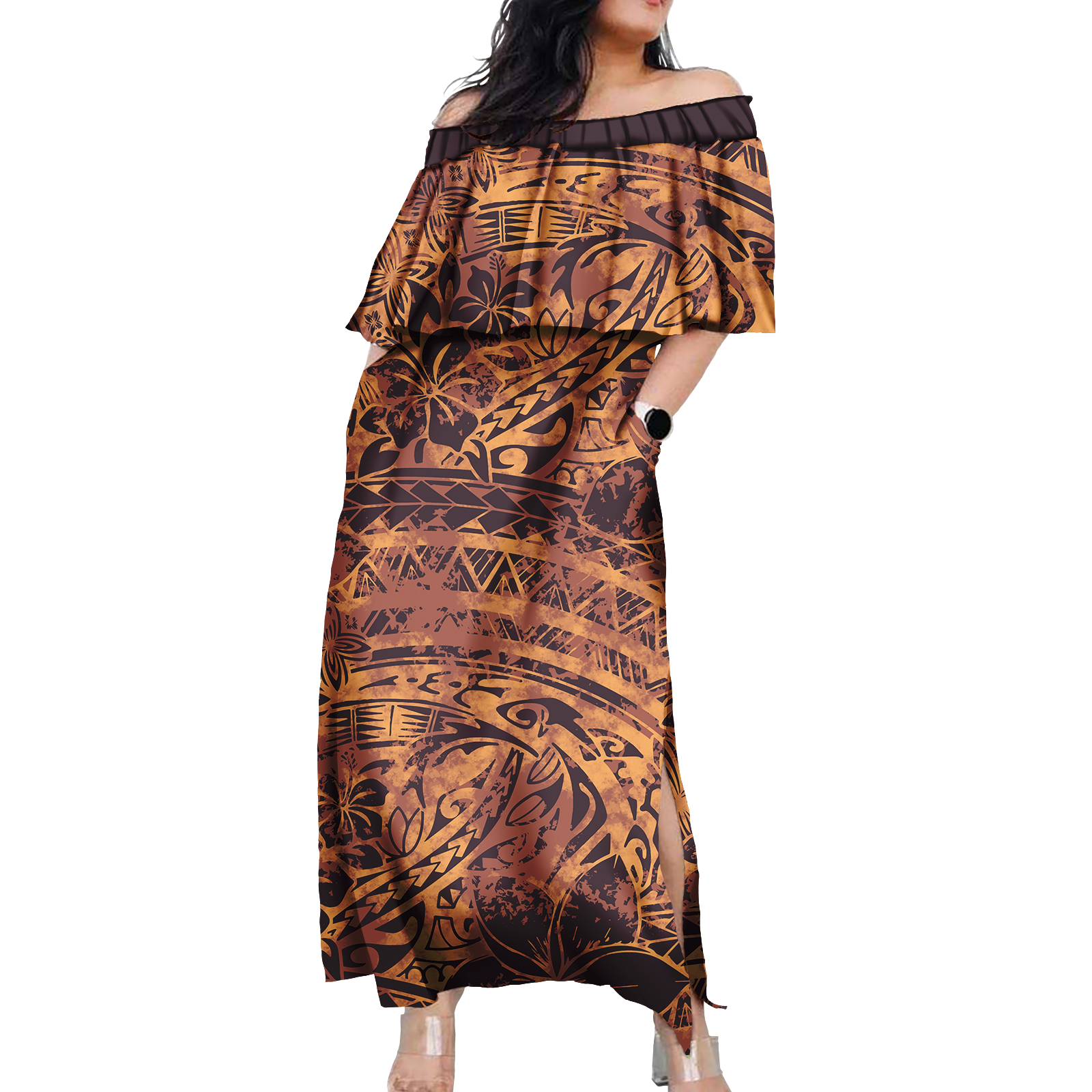 Hawaiian Floral Design Women D - Women'S Fashion Middle Ages incelemesi ve fiyatı
