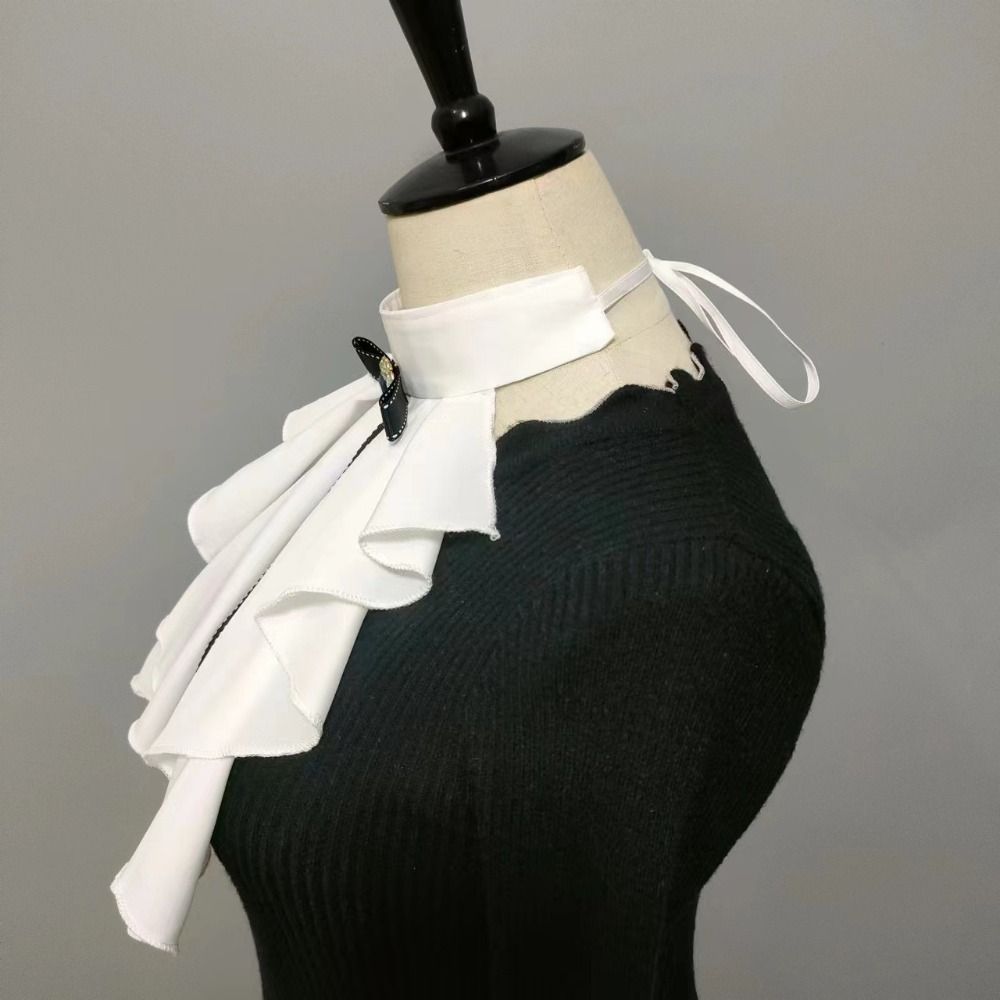 Ruffled Design Lolita Jabot Ne - Women'S Fashion Victorian incelemesi ve fiyatı
