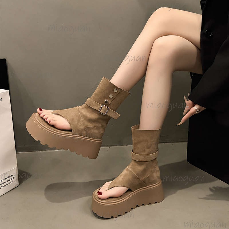 Khaki/Black Fashion Platform B - Women'S Fashion Trends Spring 2026 incelemesi ve fiyatı