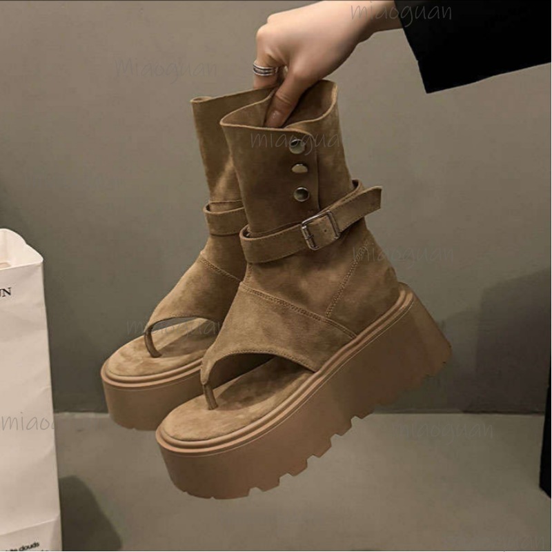 Khaki/Black Fashion Platform B - Women'S Fashion Trends Spring 2026 incelemesi ve fiyatı