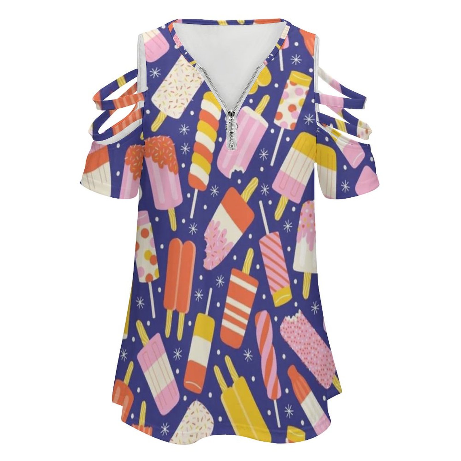 Popsicles New Fashion Zip Off  - Women Fashion Vector incelemesi ve fiyatı