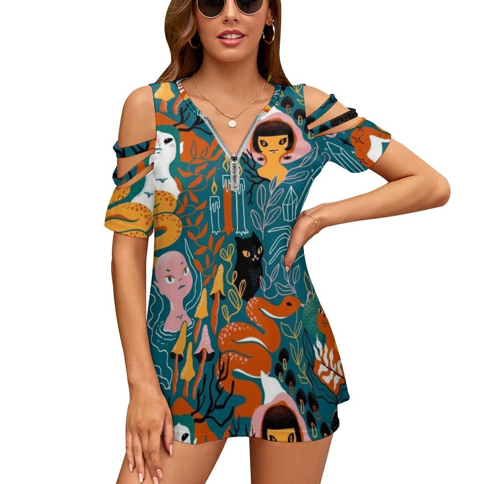 Coven. Witch Magic Sisters. Ne - Women Fashion Vector incelemesi ve fiyatı