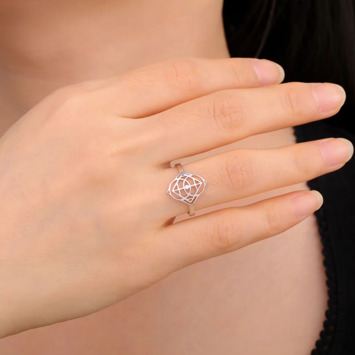 LIKGREAT Geometric Vector Ring - Women Fashion Vector incelemesi ve fiyatı