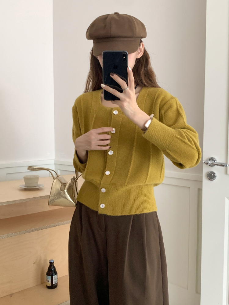 Korean Fashion Square Collar K - Women'S Fashion Gilet incelemesi ve fiyatı