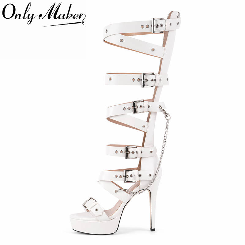 Onlymaker Platform Knee High E - Fashion Women Belt incelemesi ve fiyatı