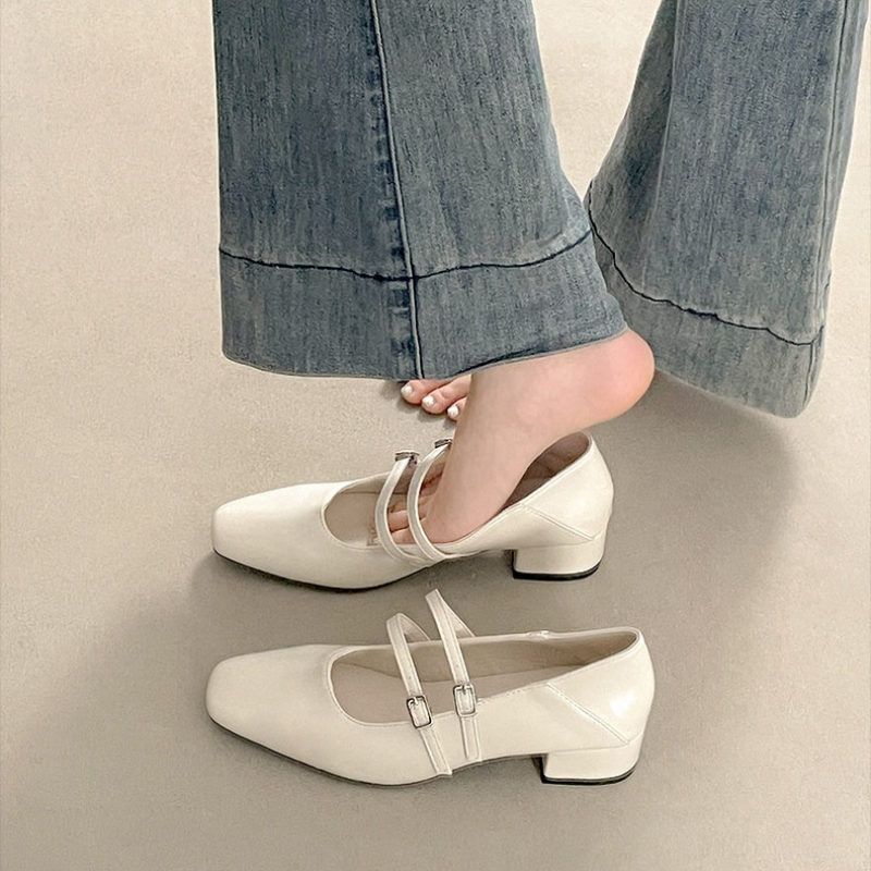 Square Toe Low Heel Women Silv - Fashion Women Belt incelemesi ve fiyatı