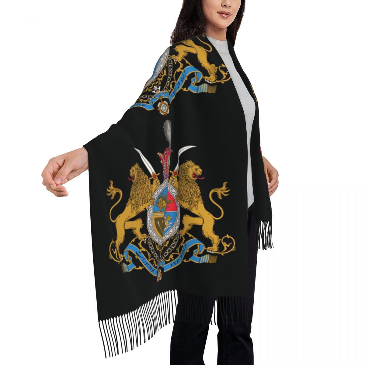 Sovereign Coat Of Arms Of Iran - Women'S Fashion Long Coat incelemesi ve fiyatı
