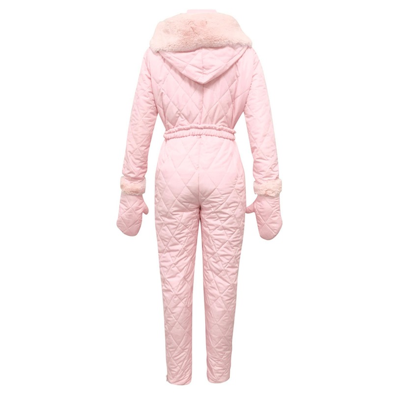 Couple's Solid Color Ski Suit, - Women Fashion Gloves incelemesi ve fiyatı