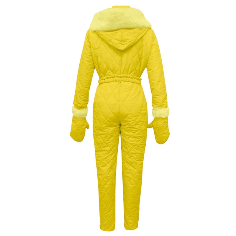 Couple's Solid Color Ski Suit, - Women Fashion Gloves incelemesi ve fiyatı