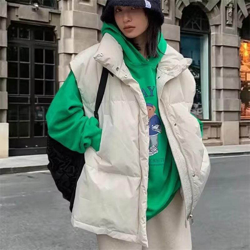 2025 New Korean Winter Vest Ja - Puffer Vest Fashion Women incelemesi ve fiyatı