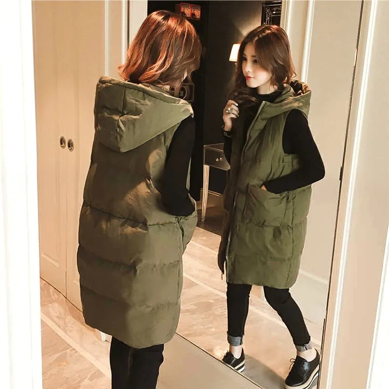 2026 New Winter Sleeveless Tan - Puffer Vest Fashion Women incelemesi ve fiyatı