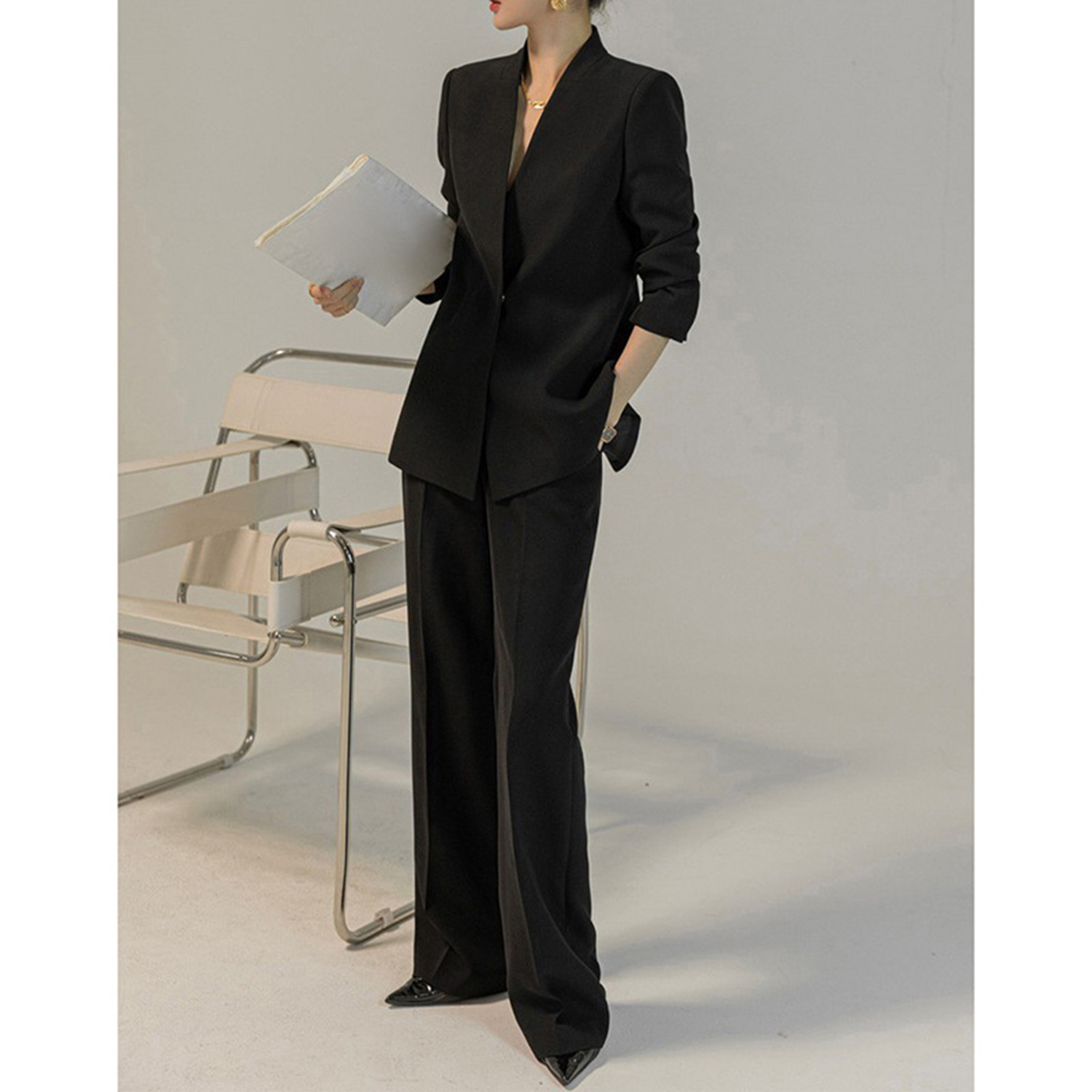 Allingentle Women's Suit Pants - Women'S Fashion Middle Ages incelemesi ve fiyatı